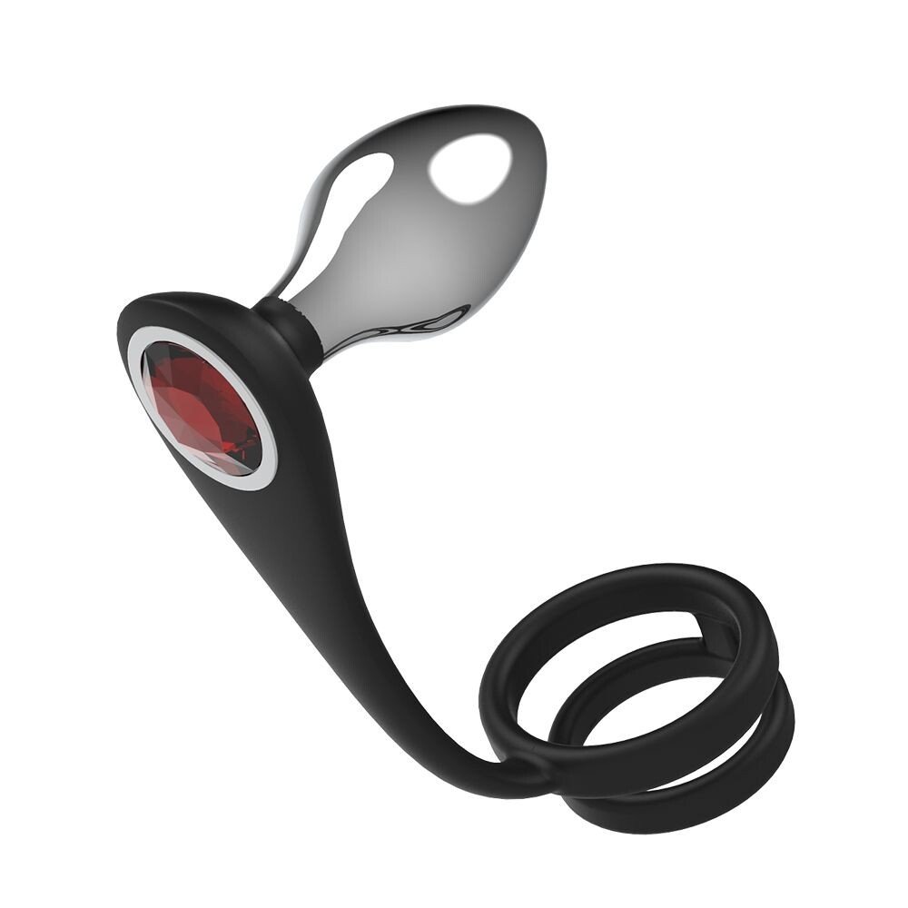 Plug Anale e Anello Fallico Dominio Totale - immagine 3