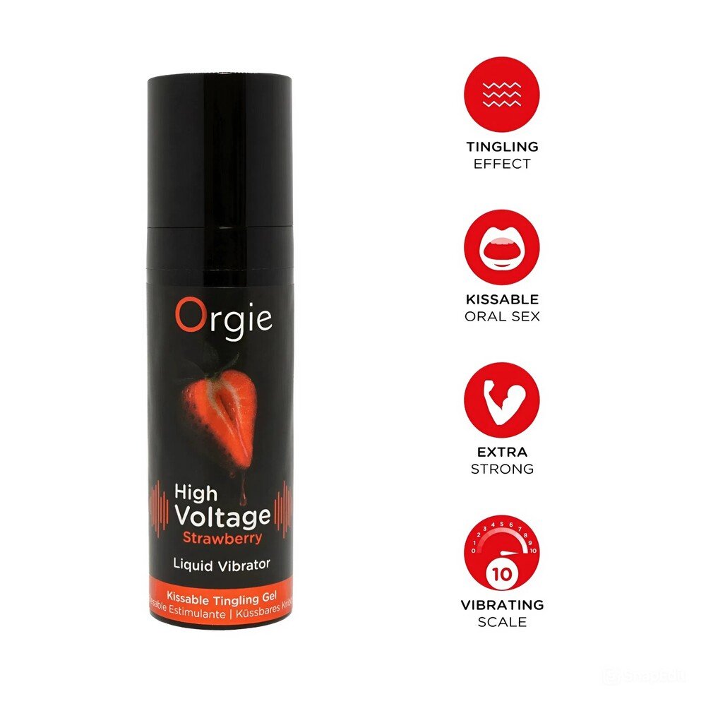 Vibratore Liquido High Voltage Fragola - immagine 2