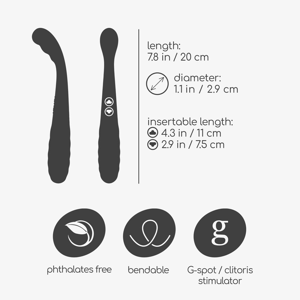 Vibratore Punto G Doppia Curva del Piacere - immagine 8
