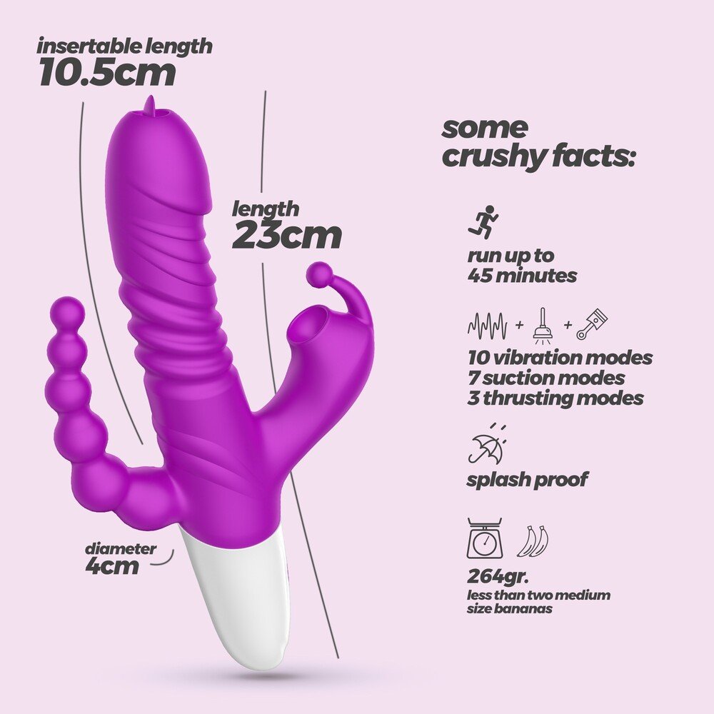 Vibratore Rabbit Trionfo dei Sensi - immagine 10