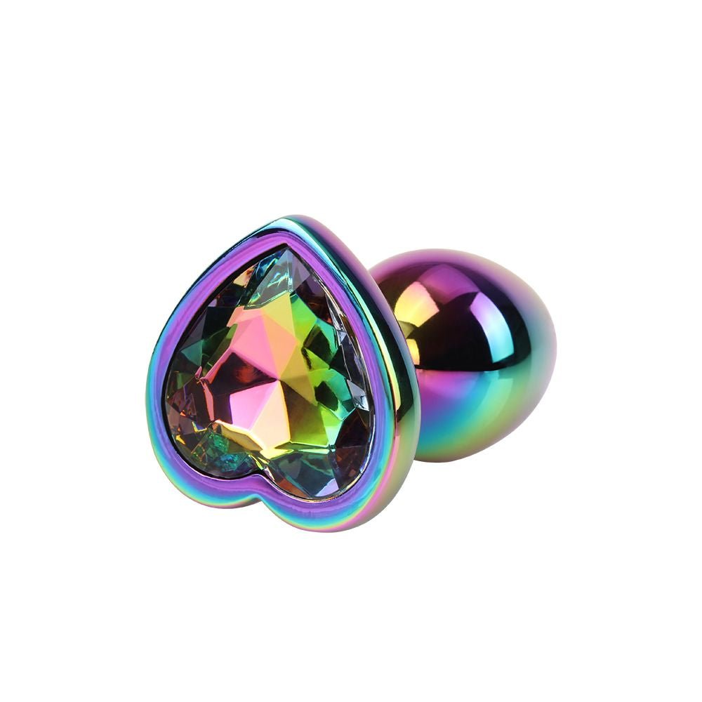 Plug Anale Cuore Arcobaleno